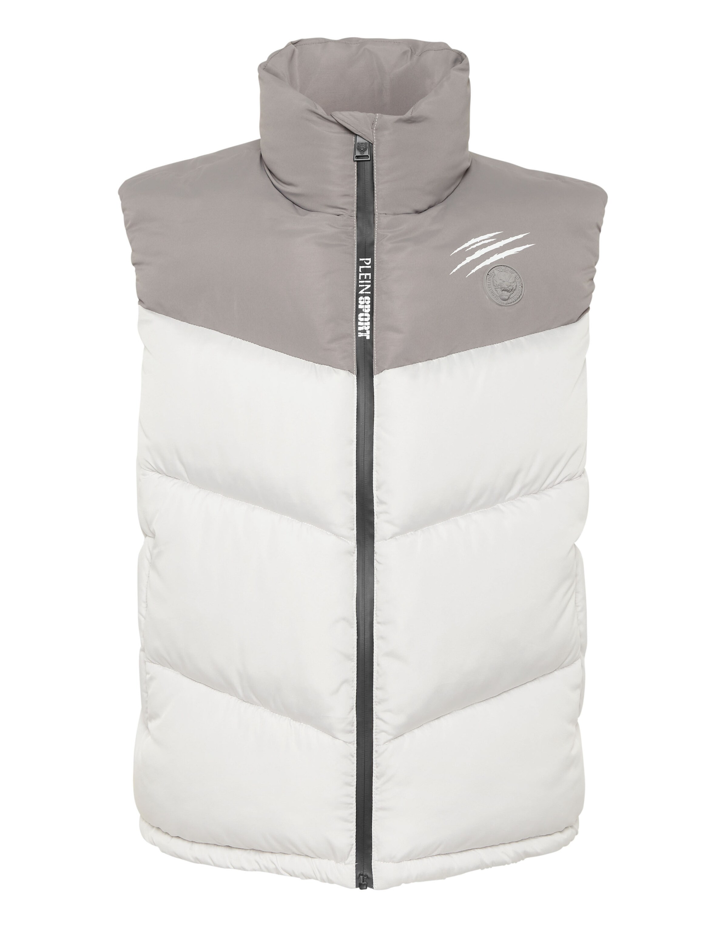 Plein Sport Bodywarmer in Grijs: voorkant
