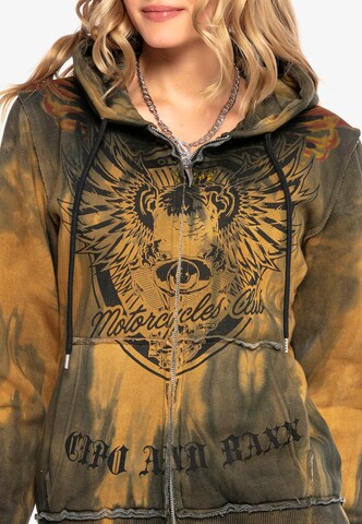 CIPO & BAXX Sweatjacke in Braun