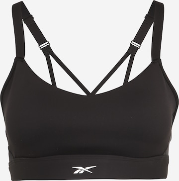 Bustino Reggiseno sportivo di Reebok in nero: frontale