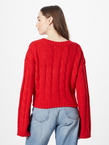NA-KD Sweter w kolorze czerwony