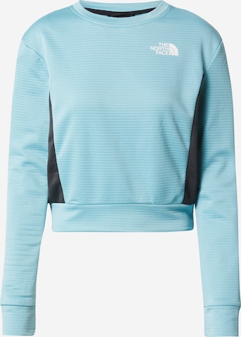 THE NORTH FACE Athletic Sweatshirt in Blue: front