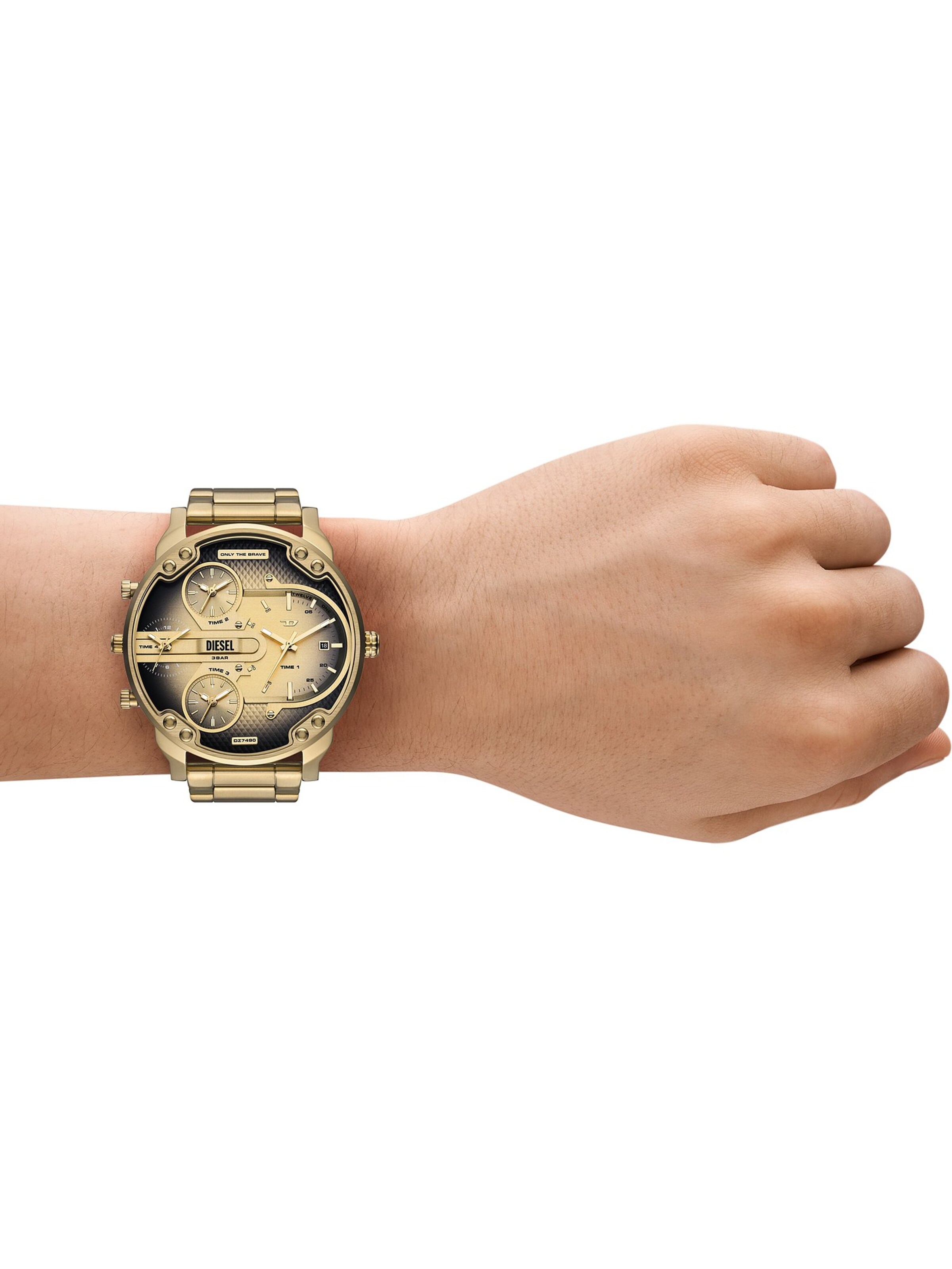 DIESEL Analog Watch in Gold: front