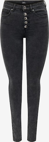 Only Tall Skinny Jeans in Black: front