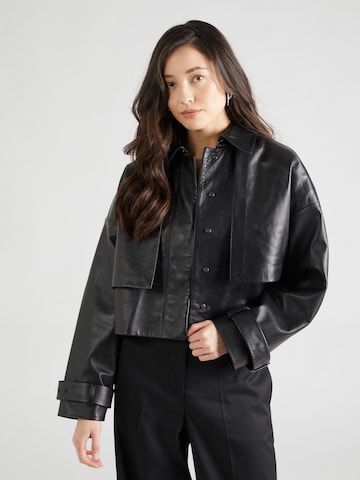 Calvin Klein Prehodna jakna | črna barva: sprednja stran