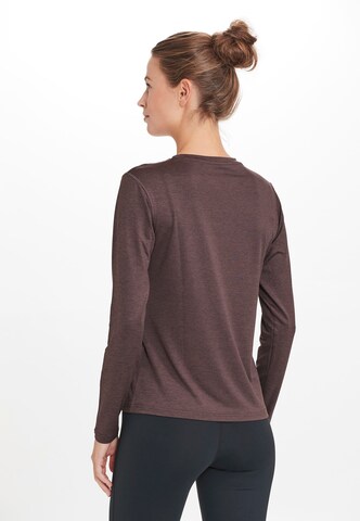 ENDURANCE Langarmshirt 'Maje' in Braun