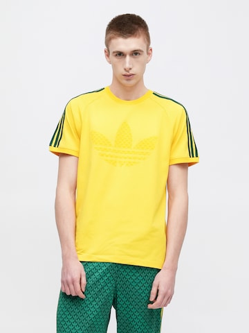 ADIDAS ORIGINALS Футболка в Желтый: спереди