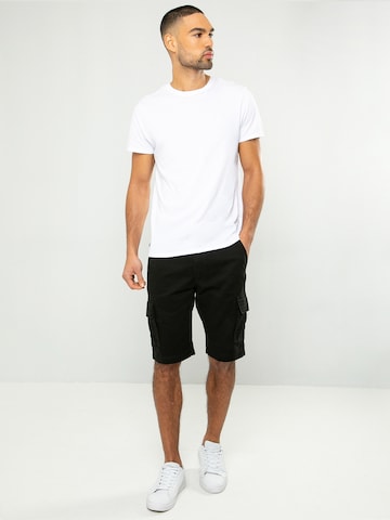 Threadbare Regular Shorts 'Bute' in Schwarz