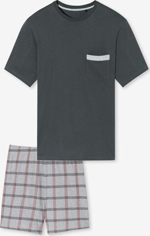 SCHIESSER Short Pajamas ' Comfort Nightwear ' in Grey: front