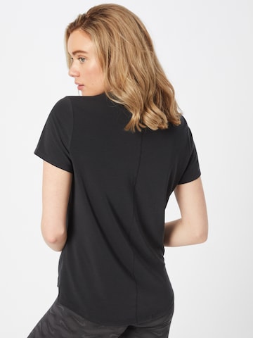 NIKE Funktionsbluse 'One Luxe' i sort