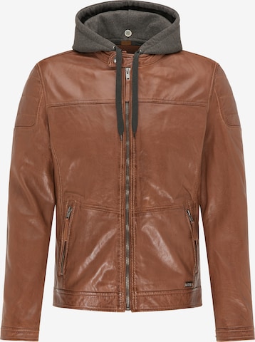 Veste mi-saison MUSTANG en marron : devant