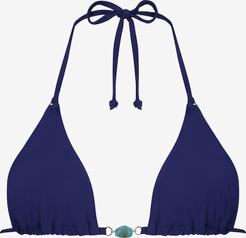 Hunkemöller Triangle Bikini Top in Purple: front