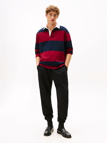 TOMMY HILFIGER Tapered Hose 'ESSENTIAL' in Schwarz
