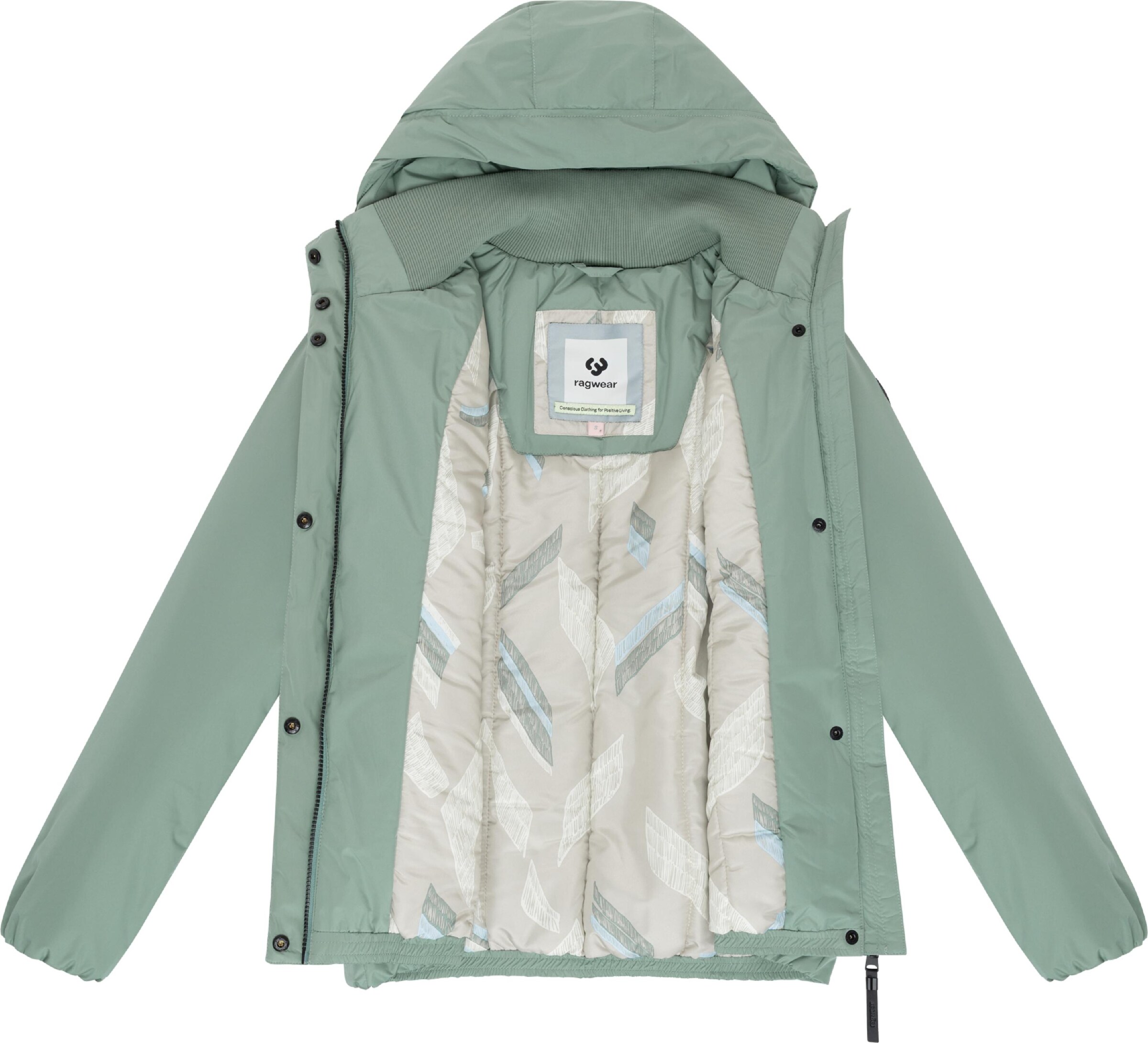 Ragwear Weatherproof jacket 'Sunniva' in Green