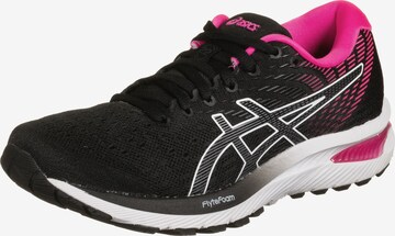 Chaussure de course 'Cumulus 22' ASICS en noir : devant