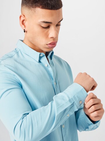 DRYKORN - Ajuste regular Camisa 'LOKEN' en azul