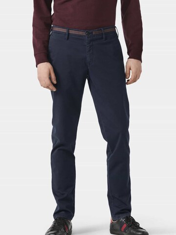 MMXGERMANY Slim fit Chino Pants in Blue: front