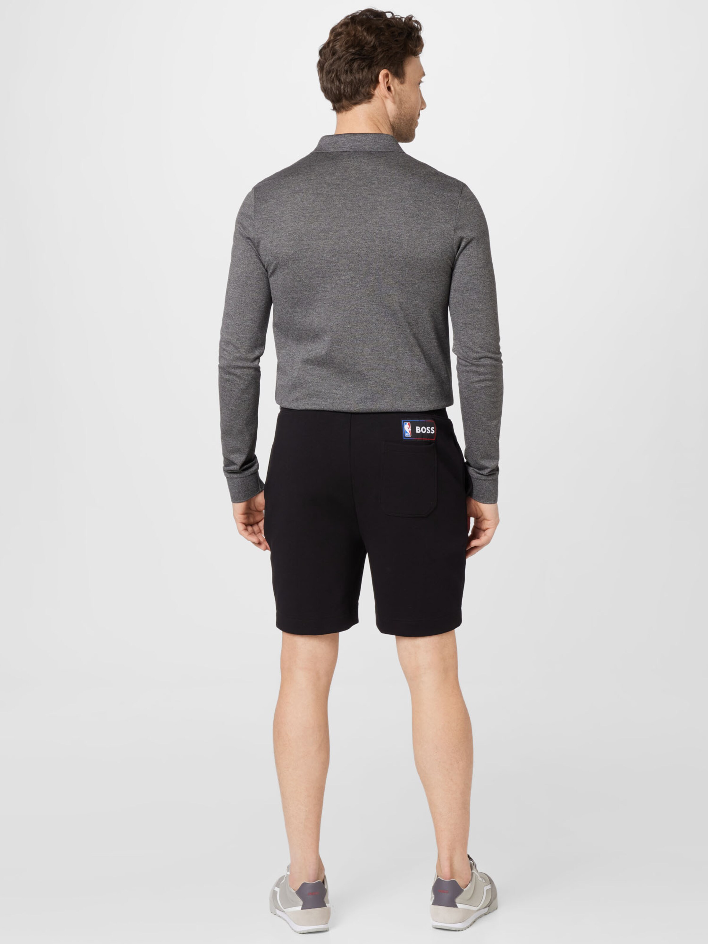 Männer Hosen BOSS Orange Shorts 'Slam' in Schwarz - FU72563 Männer Hosen BOSS Orange Shorts 'Slam' in Schwarz - FU72563