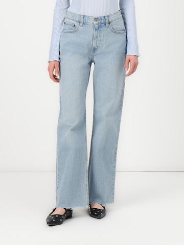 Wide leg Jeans di Abercrombie & Fitch in blu: frontale