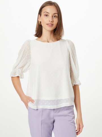 ICHI Blouse in Wit: voorkant