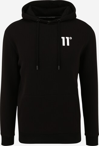 11 Degrees Sweatshirt in Black: front