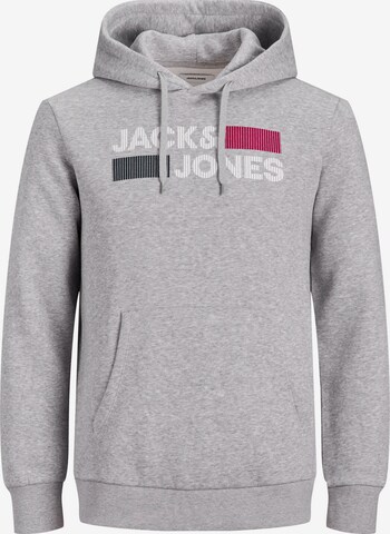 Sweat-shirt JACK & JONES en gris : devant