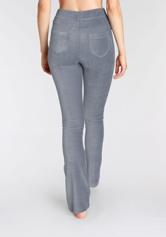 LASCANA Flared Pants in Grey
