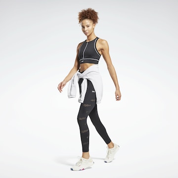 Reebok Bustier Sportmelltartók - fekete