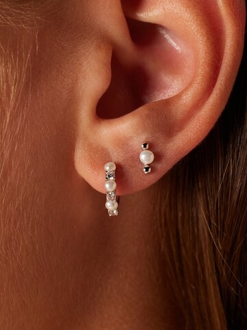 Lucardi Jewelry set 'Einfach' in Silver