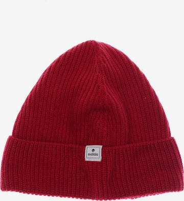 Maloja Hat & Cap in One size in Red: front