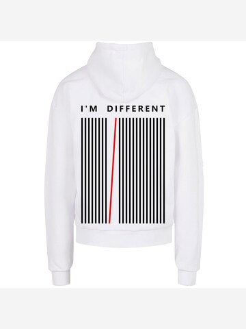 Rheinrebell Sweatshirt 'Different' in Zwart