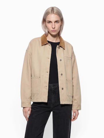 bēšs VERO MODA Starpsezonu jaka 'VMENYA': no priekšpuses