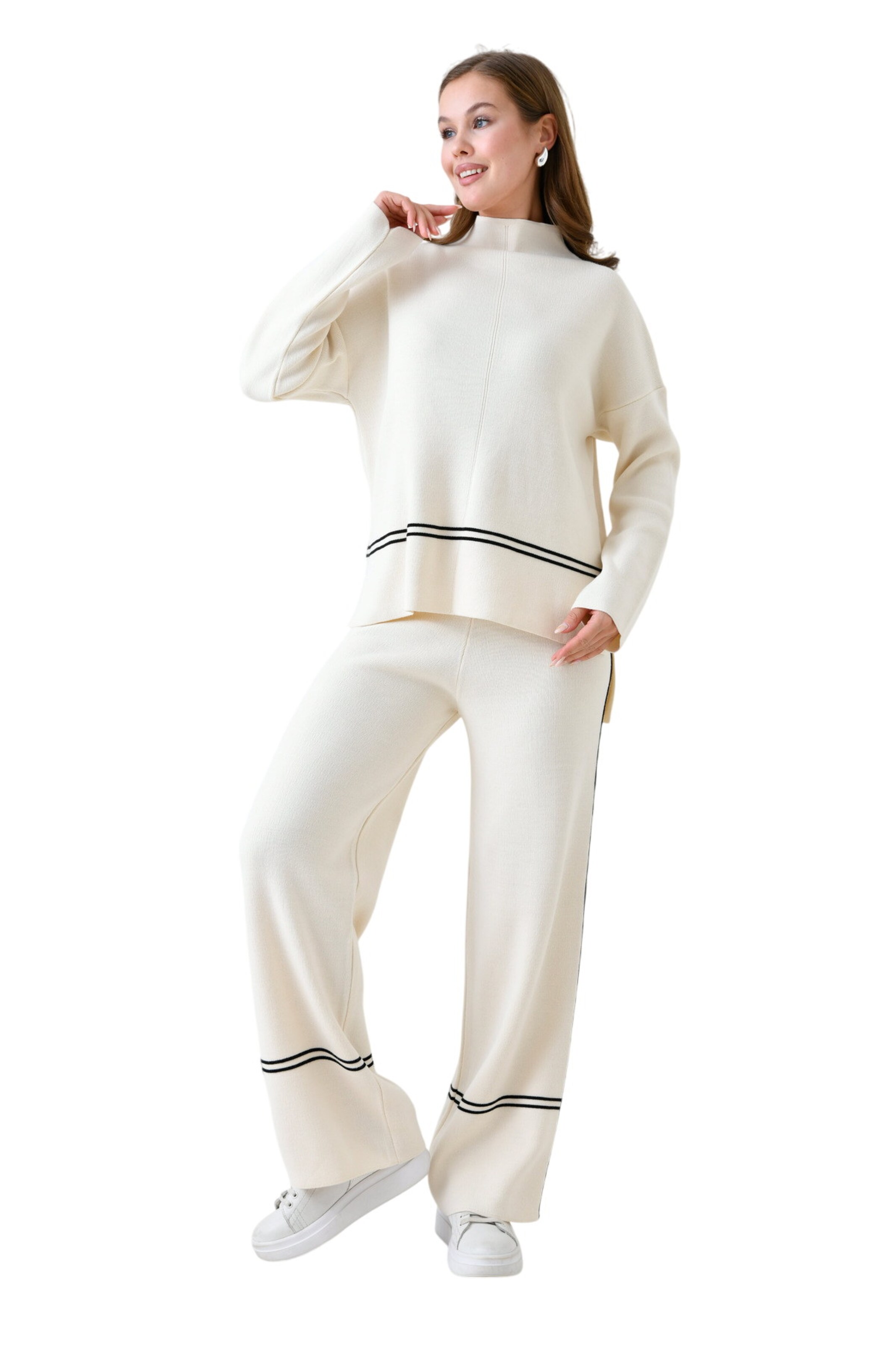 WOMAN VISION Huispak in Beige: voorkant