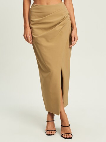 BWLDR Rok 'HANNAH ' in Beige: voorkant