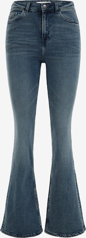 WE Fashion Flared Jeans in Blauw: voorkant