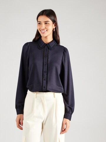VILA Blouse 'VICARMENA' in Black: front