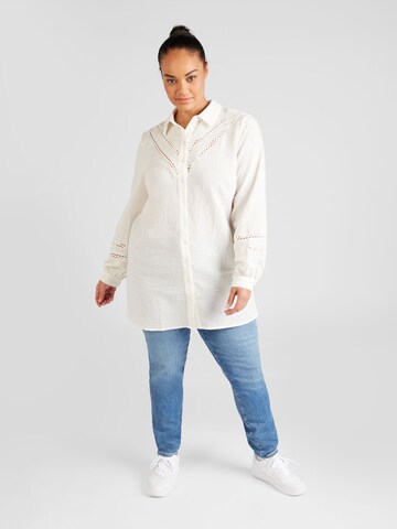 Vero Moda Curve Shirt dress in White