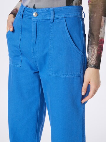 Wide leg Jeans de la Tally Weijl pe albastru