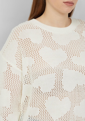 Pull-over QS en beige