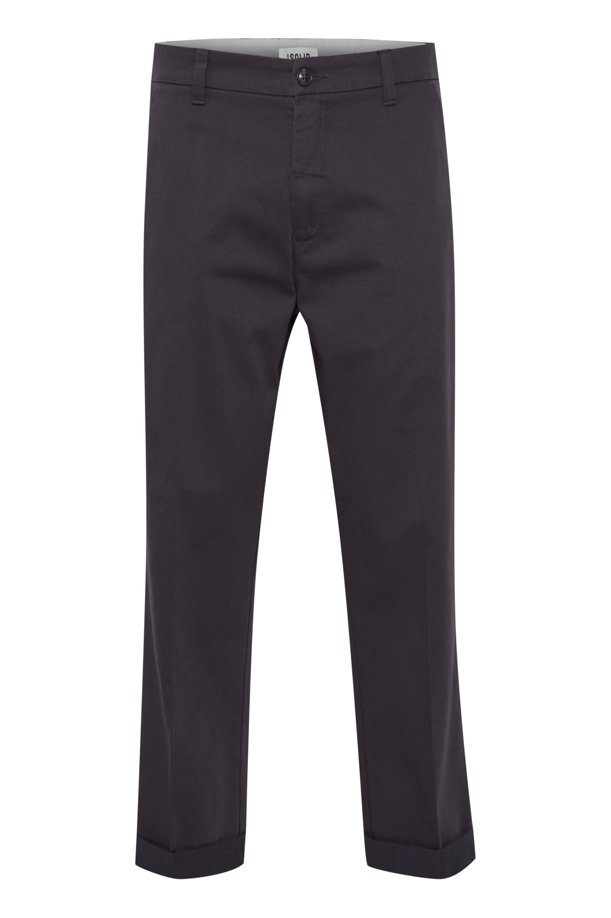 Pantalon chino 'Alann' !Solid en gris : devant
