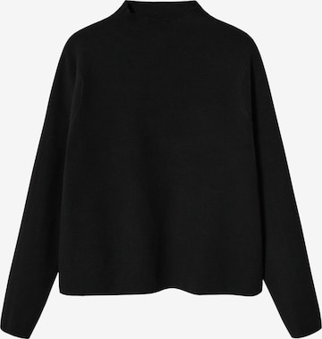 MANGO Sweater 'Chimney' in Black: front