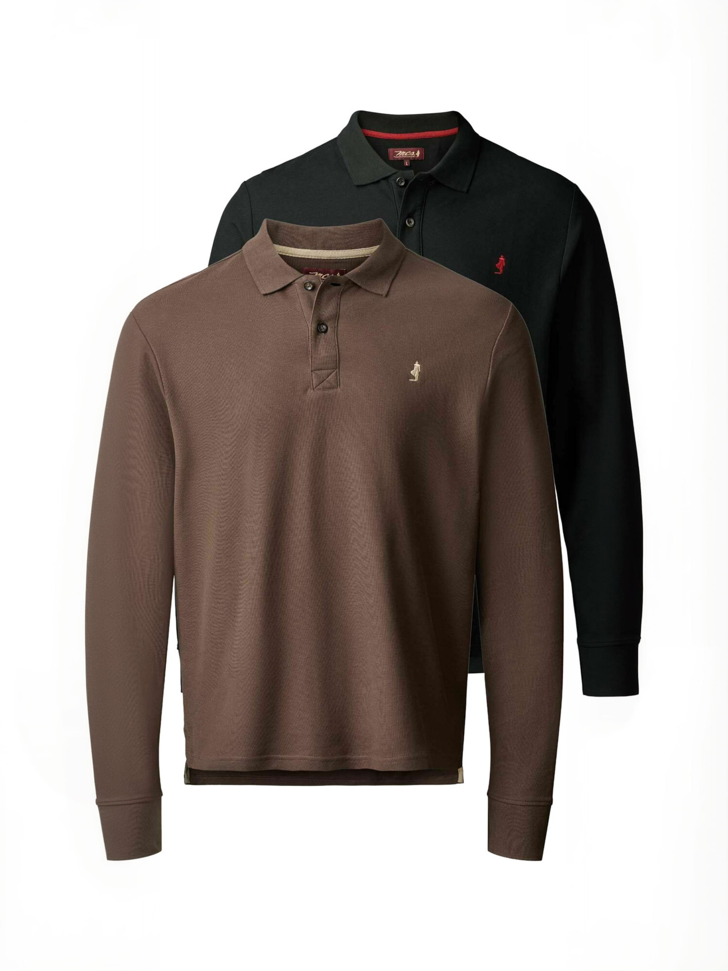 MCS Polo shirt ' MCRockwall ' in Braun: Vorderseite