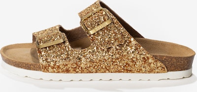 Bayton Pantofle 'Athena' - zlatá / bílá, Produkt