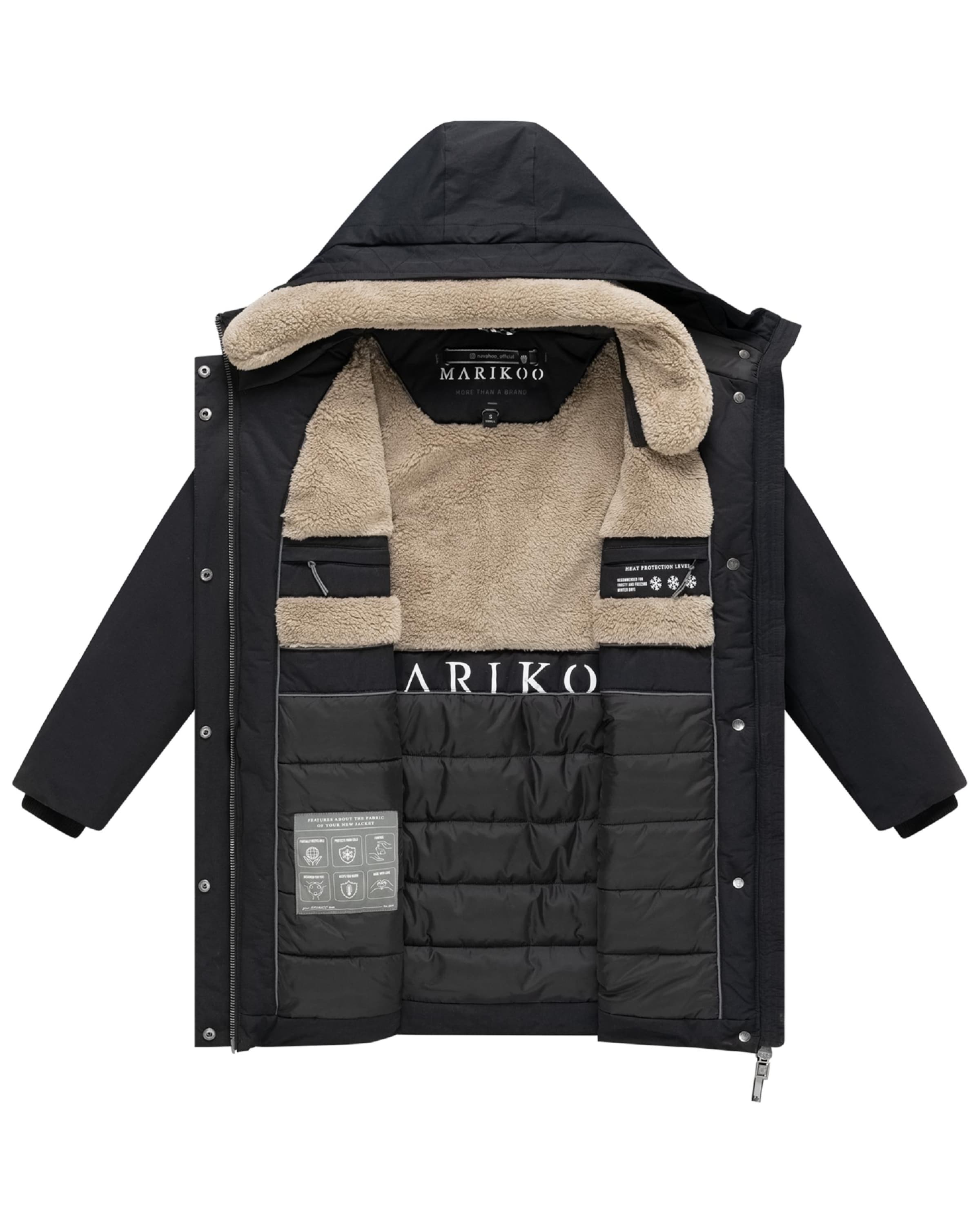 Cappotto invernale 'Calistaa 16' di MARIKOO in nero