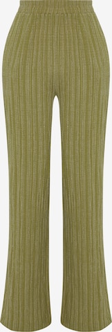Largi Pantaloni de la Trendyol pe verde: față