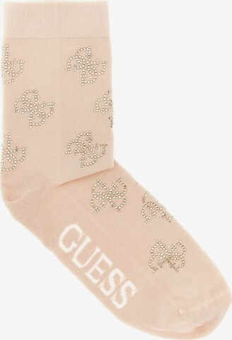 GUESS Socks in Pink: front
