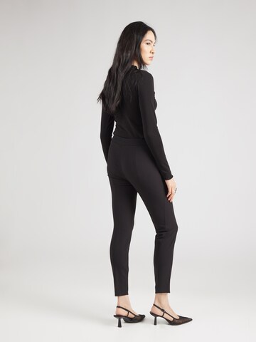 Coupe slim Pantalon à plis 'Hagonia-1' HUGO en noir
