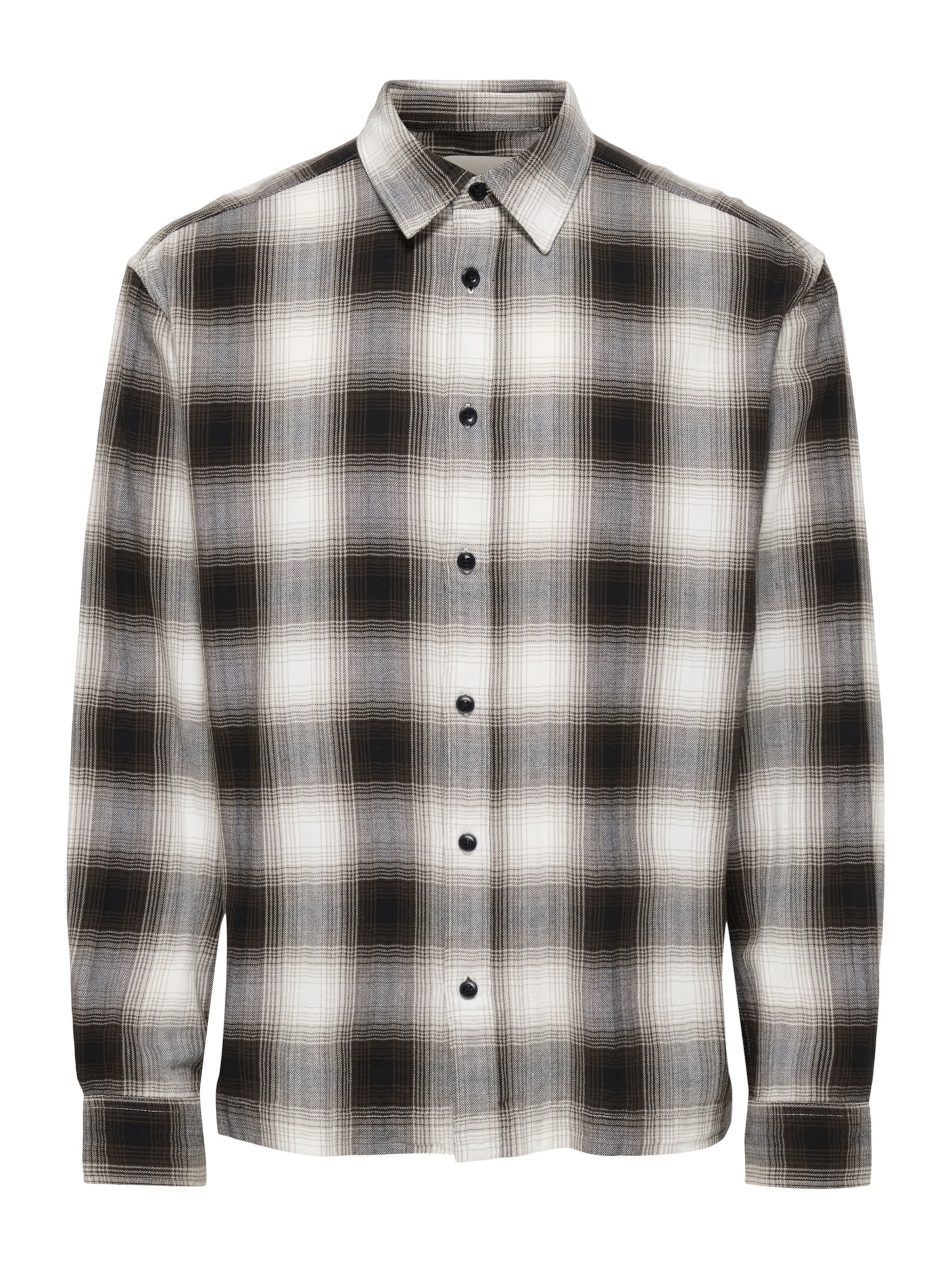 Coupe regular Chemise 'ONSKosta' Only & Sons en marron : devant