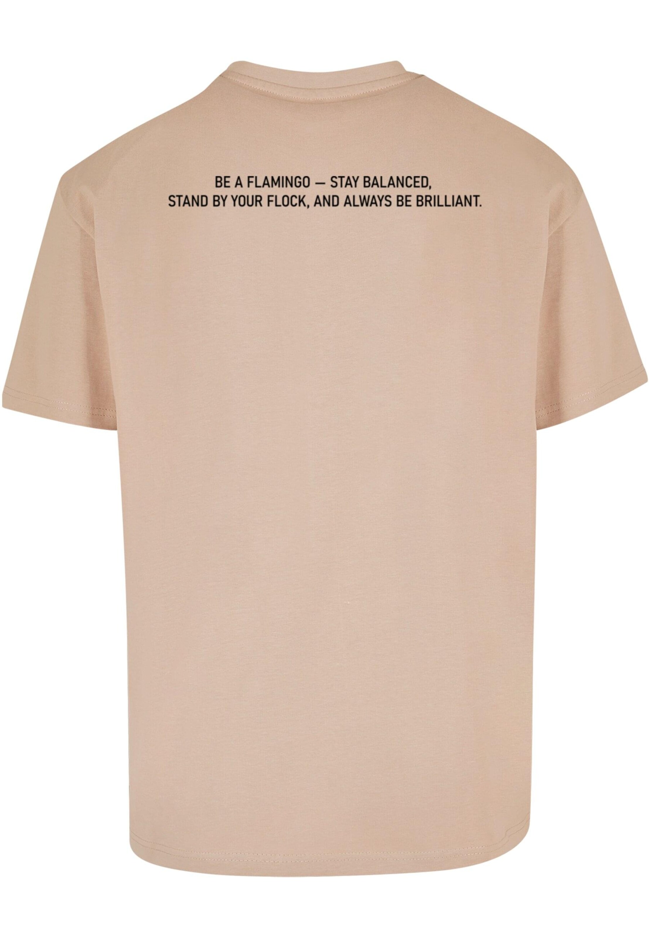 Merchcode Shirt 'Flamingo' in Beige