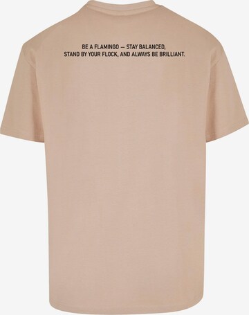 Merchcode Shirt 'Flamingo' in Beige