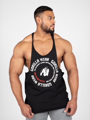 Gorilla Wear Shirt 'Melrose' in Zwart: voorkant